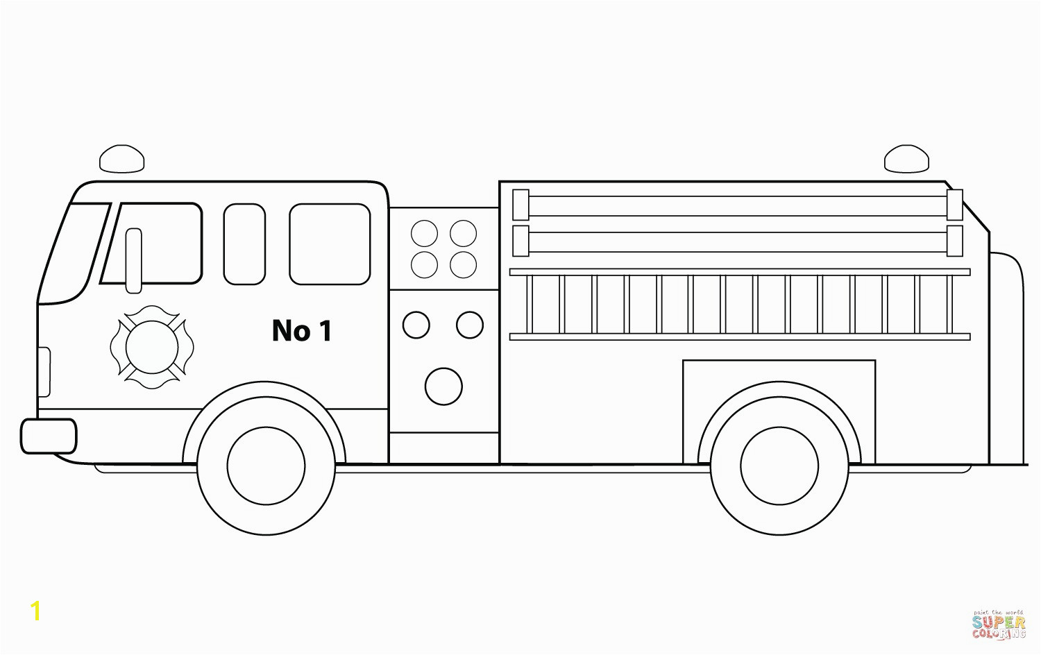 Fire Truck Coloring Pages Free Fire Truck Coloring Pages Printable Inspirational 24 Fire Truck Coloring