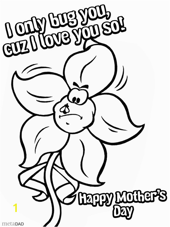 free mother day coloring pages