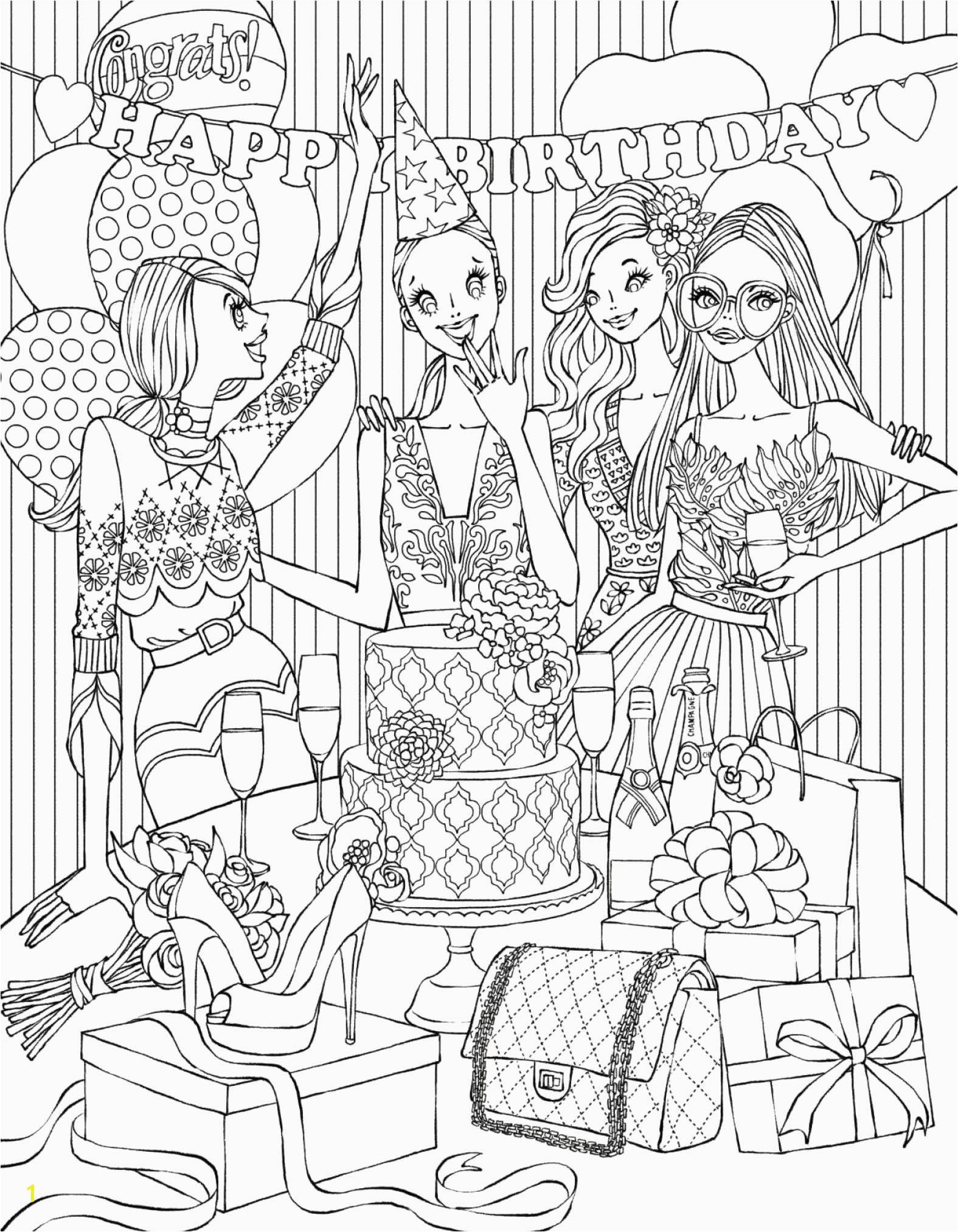 37 New Gallery Printable Holiday Coloring Pages