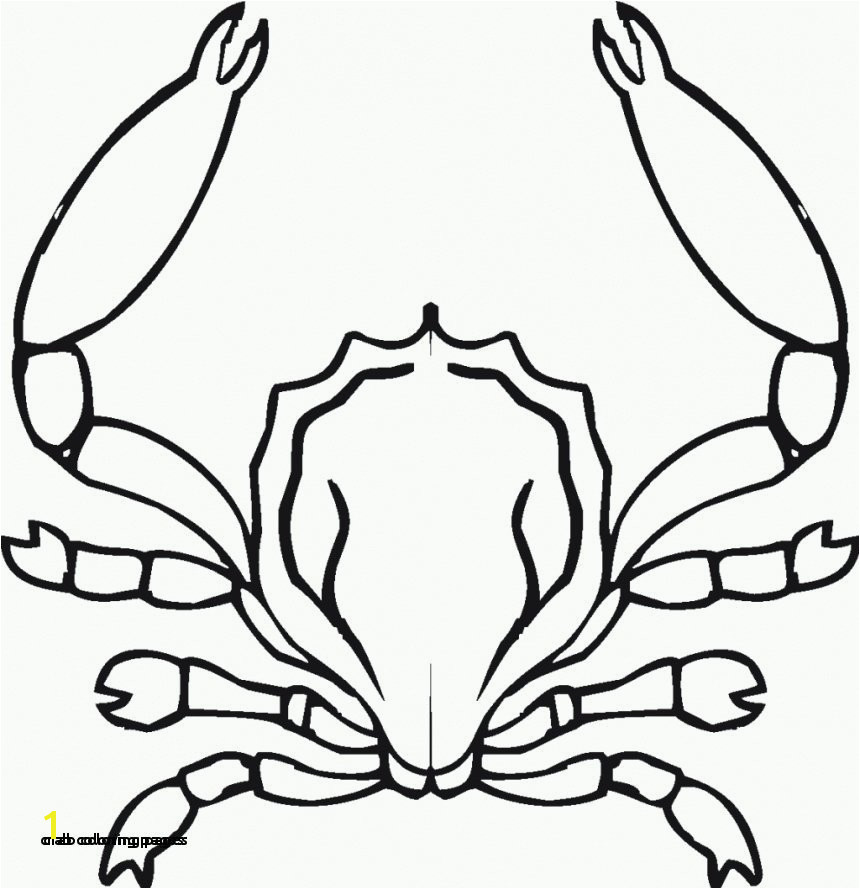 Crab Coloring Pages Crab Coloring Pages Free Printable Crab Coloring Pages for Kids