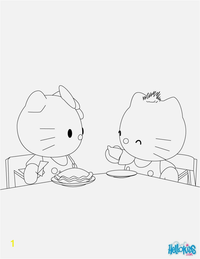 Hello Kitty Printable Coloring Pages Coloring & Activity Hello Kitty Coloring Pages Birthday New Best Od