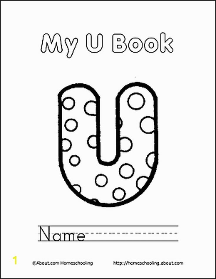 Free Printable Letter U Coloring Pages Letter U Coloring Book Free Printable Pages