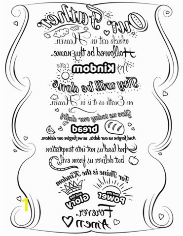 Free Printable Lord S Prayer Coloring Pages Free Printable Lords Prayer Coloring Pages Elegant Free Printable