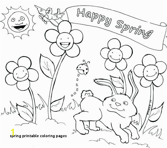 Free Printable Spring Coloring Pages for Adults Beautiful Spring Printable Coloring Pages Spring Coloring Sheets Free