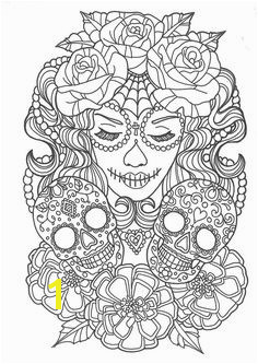 Beautiful sugar skull colouring page Coloring Book Pages Skull Coloring Pages Coloring Pages For