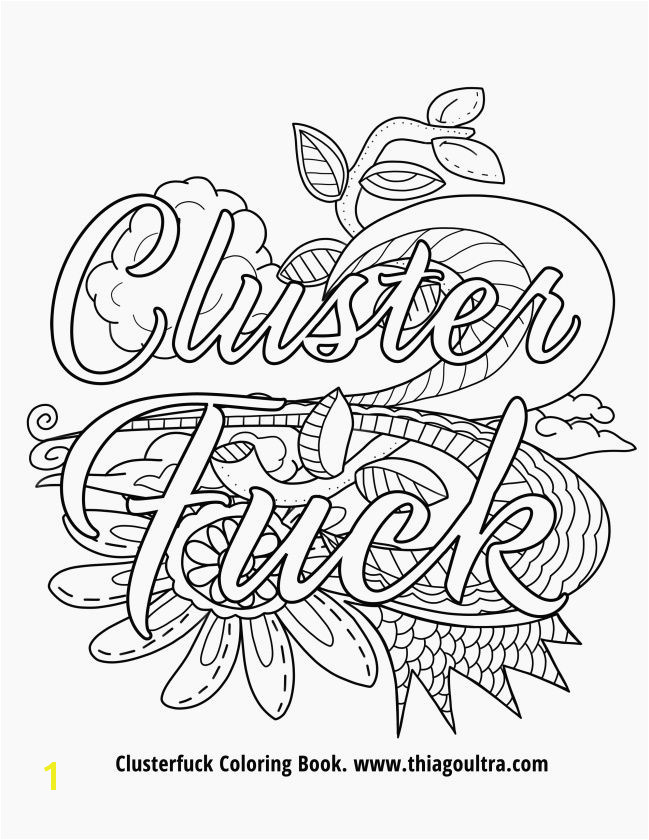Awesome Swear Word Coloring Pages Printable Free New Best Od Dog