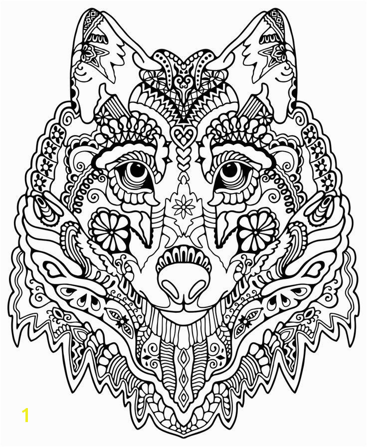 Pattern animal coloring pages and print for free
