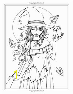 Autumn Fantasy Coloring Book Halloween Witches Vampires and Autumn Fairies… Free Coloring Pages