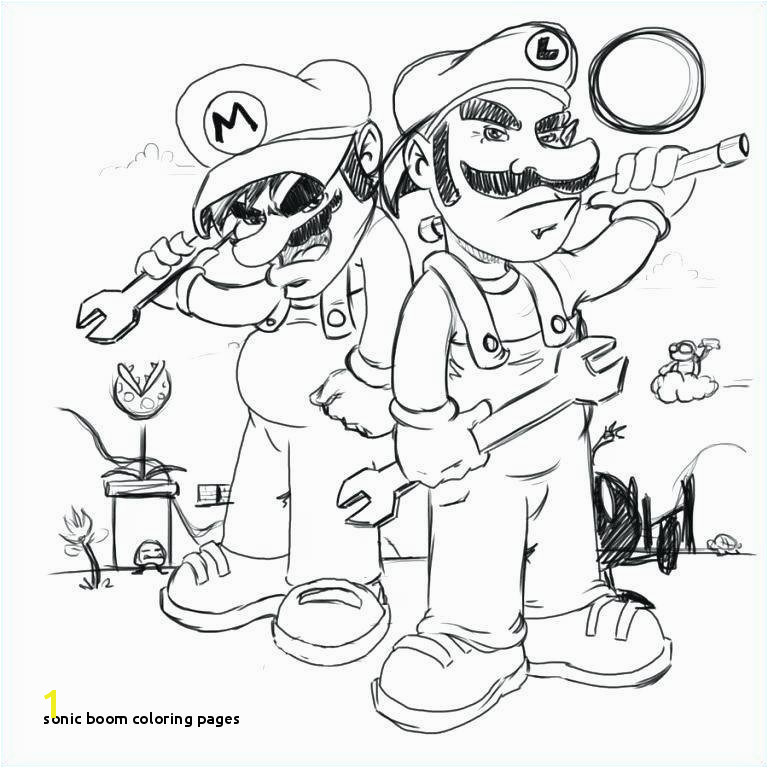 sonic Boom Coloring Pages sonic Coloring Pages to Print Unique Mario Coloring Pages Line O D