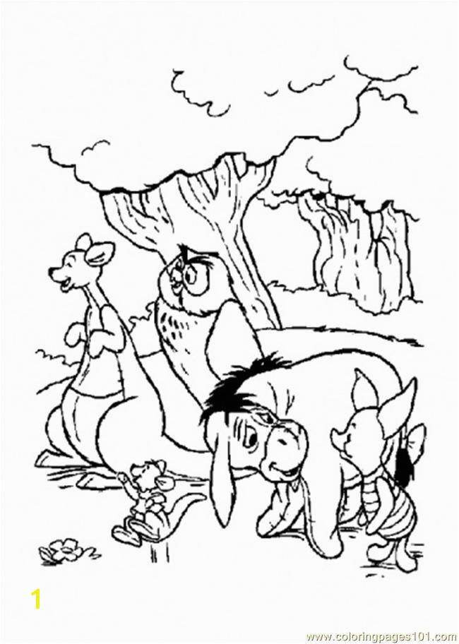 owl coloring pages free printables Cartoons Winnie The Pooh free printable coloring page online Coloring pages for all ages 2