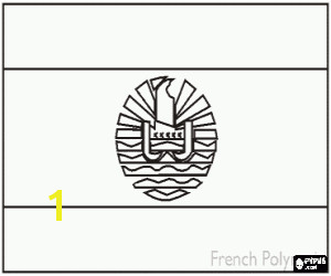 Flag of French Polynesia · Flag of Nauru coloring page