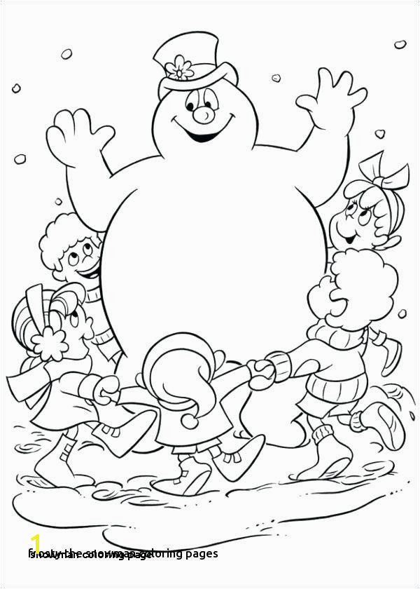 Frosty the Snowman Coloring Pages Snowman Coloring Pages Elegant Snowman Coloring Page Snowman