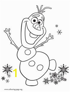 Frozen Coloring Pages Olaf