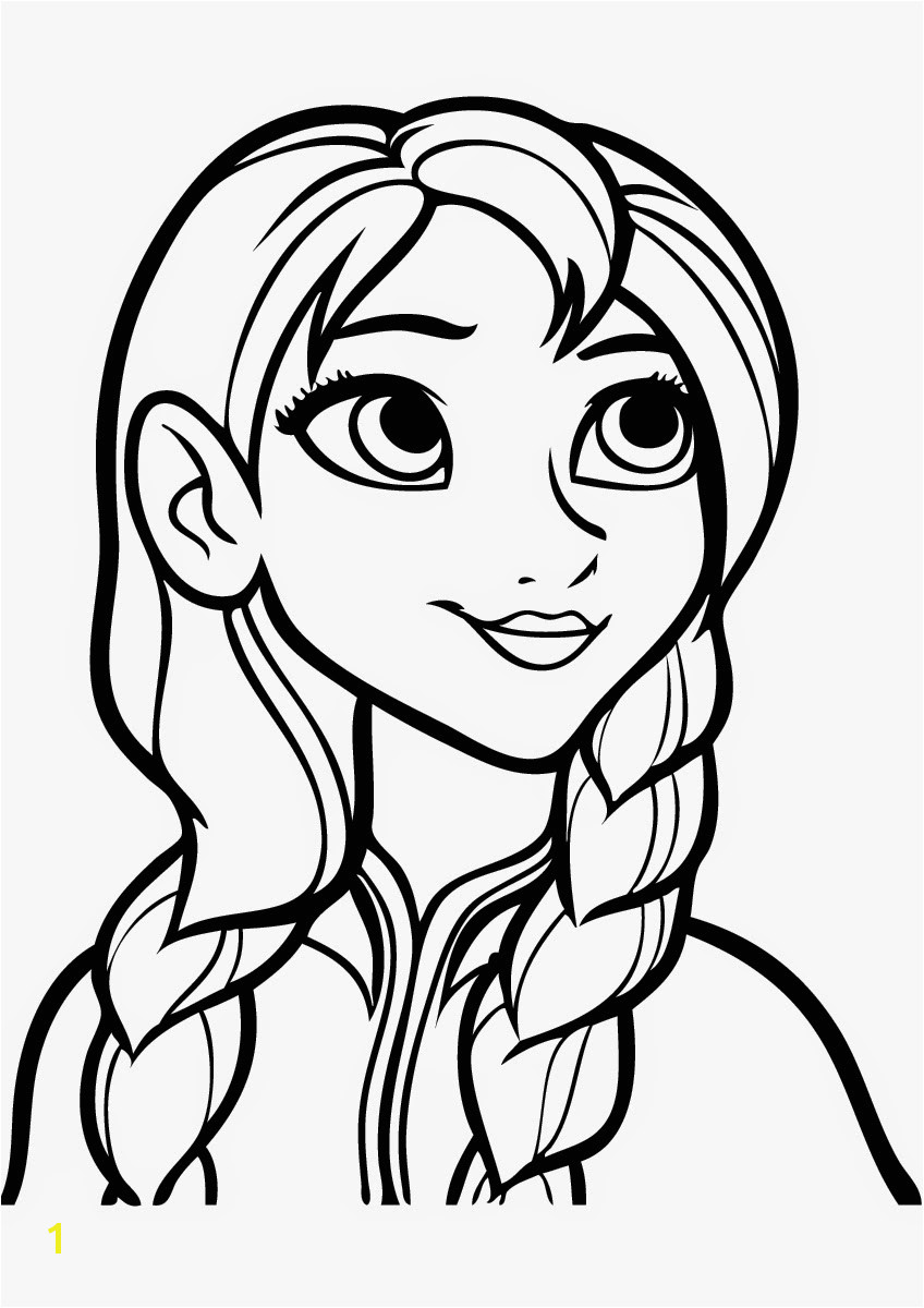 coloring pages frozen anna