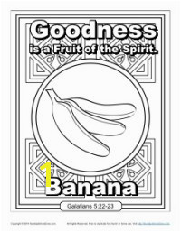 fruit of the spirit goodness coloring page