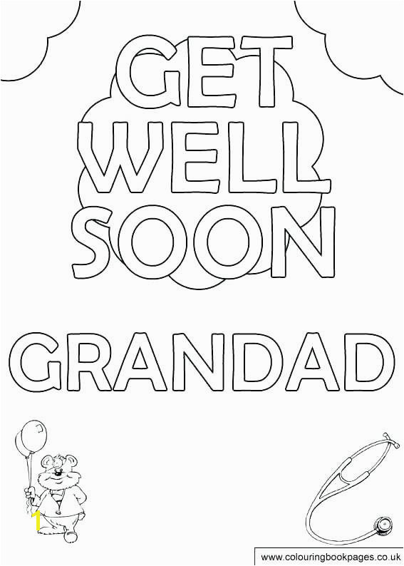 Get Well Soon Daddy Coloring Page 41 Free Printable Get Well Soon 