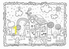 iColor "Gingerbread Houses" 35082480 House Colouring Pages Adult Coloring