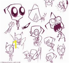 Invader Zim character sketch
