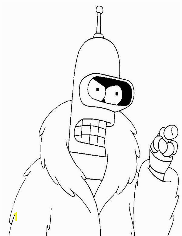 Futurama Coloring Pages 10