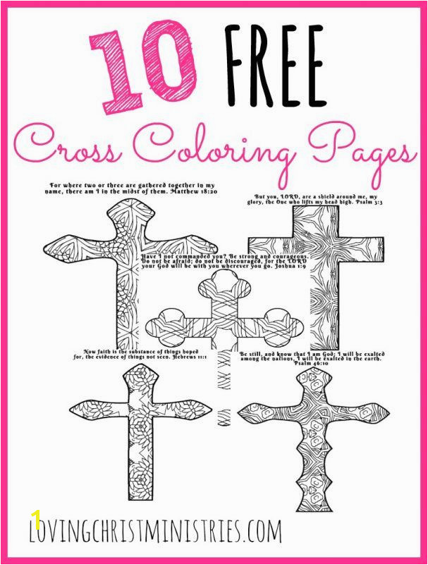 10 FREE cross coloring pages each has its own verse and an original pattern to color They re perfect for quiet time in reflection and prayer with God