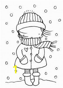 winter season coloring page 2