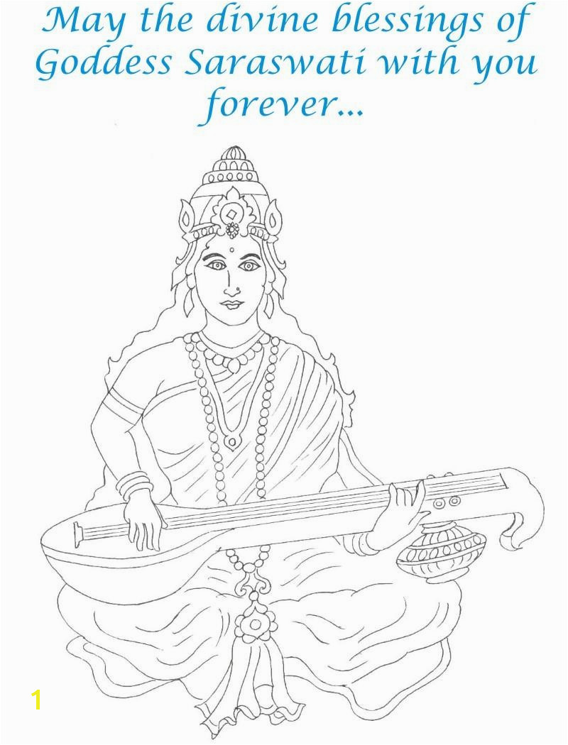 Goddess Saraswati Coloring Pages Best Saraswati Coloring Pages 21 Fresh Goddess Saraswati Coloring Pages