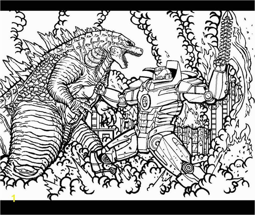 Godzilla 2014 Coloring Pages Page Kaseyand Co