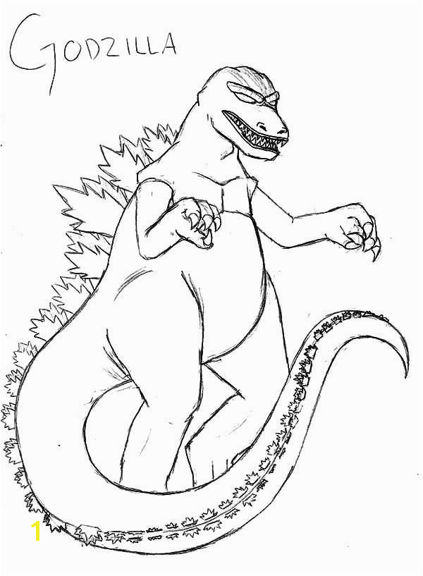 Godzilla Coloring Pages Awesome Fine Godzilla Coloring Page Position Coloring Paper Ideas Godzilla Coloring Pages