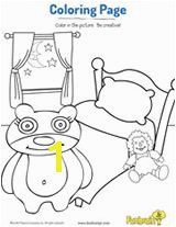 Bedtime Coloring Page Number Worksheets Alphabet Activities Book Characters Colouring Coloring Pages