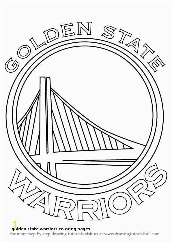 Golden State Warriors Coloring Pages Golden State Warriors Logo Black Pretty S Golden State Logo
