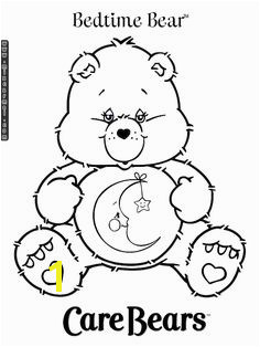 Care Bears Coloring Pages Bedtime Bear 1 Carebears Care Bear