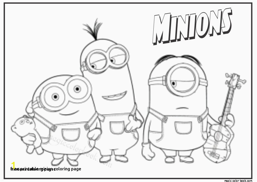 Minions Coloring Pages Coloring Pages Minion Unique Free Minion Coloring Pages Awesome 0d