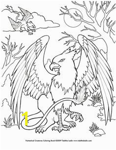 Griffin Coloring Page