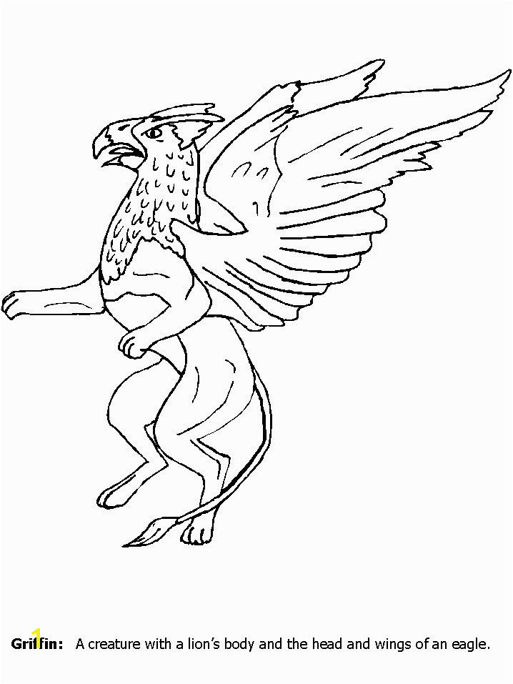 Gryphon Coloring Pages Anna Griffin Coloring Pages