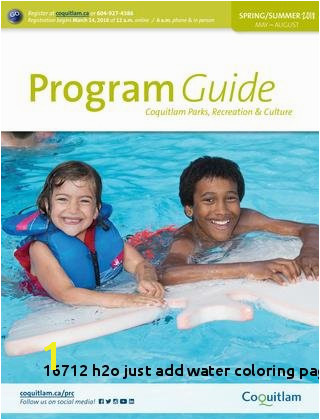 H2o Just Add Water Coloring Pages line 2018 Coquitlam Program Guide Spring Summer by City