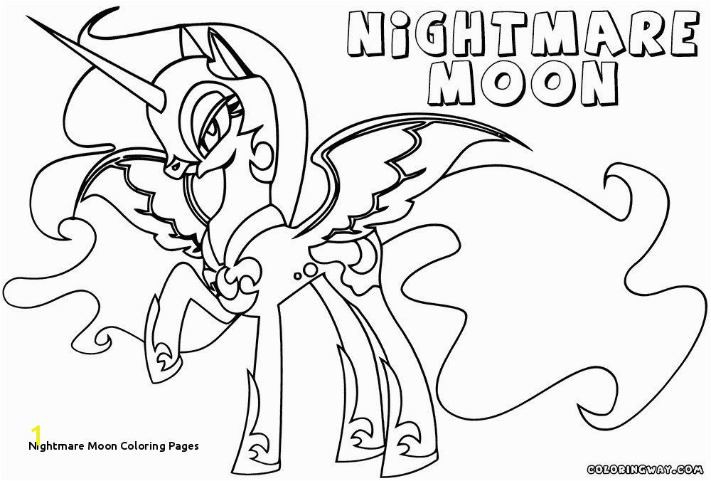 Moon Coloring Pages Inspirational Nightmare Moon Coloring Pages 32 Unique Moon Coloring Pages Moon Coloring