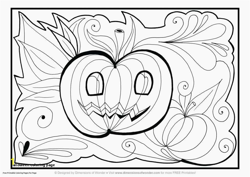 Free Halloween Coloring Page New Lovely Printable Home Coloring