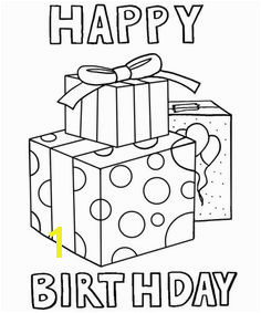 Happy Birthday Coloring Pages