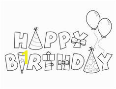 Happy Birthday Coloring Page Birthday Coloring Pages Free Birthday Doodle Happy Birthday Wishes