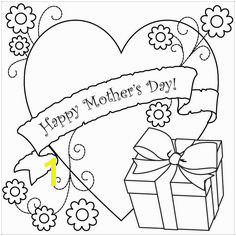 Free Childrens Coloring Pages Mothers Day
