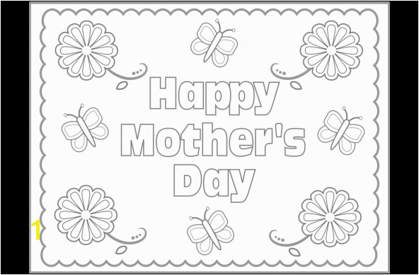 Mother s Day coloring page