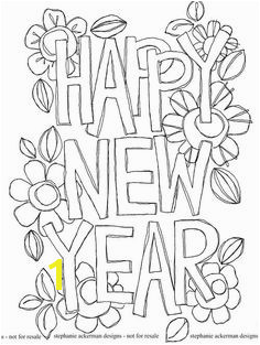 Happy New Year Coloring Pages 2018 New Year S Coloring Pages
