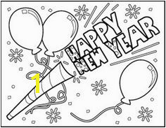 Happy New Year 2019 Coloring Pages HD Printable s Happy New Year 2019