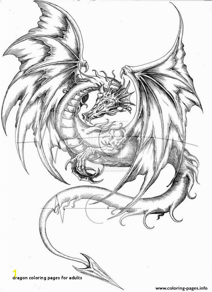 Dragon Coloring Pages for Adults Hard Coloring Pages Dragons Unique Dragon Colouring Pages Hard