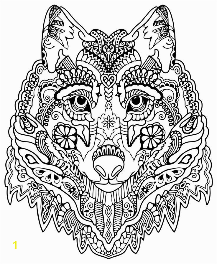 Pattern animal coloring pages and print for free