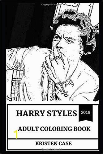 Harry Styles Adult Coloring Book e Direction Singer and Teen Pop Idol X Factor Star and Cultural Icon Inspired Adult Coloring Book Harry Styles Books