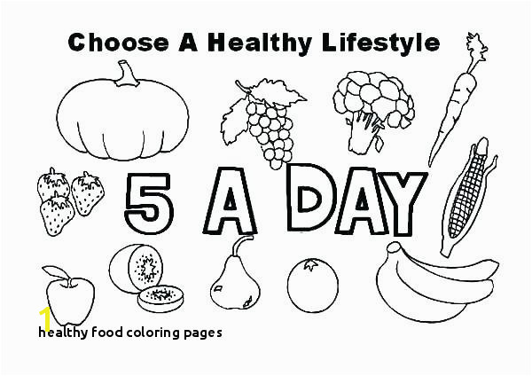 Healthy Foods Coloring Pages Healthy Food Coloring Pages Beautiful Healthy Food Drawing Recent