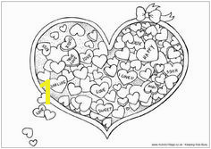Valentine s Day Heart Candy Coloring Page Candy Coloring Pages Printable Coloring Coloring Sheets