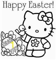 Hello Kitty Happy Easter Coloring Page Easter HelloKitty ColoringPage Earth Coloring Pages