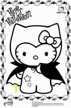 Hello Kitty Halloween Coloring Pages Printables 108 Best Halloween Coloring Pages Images